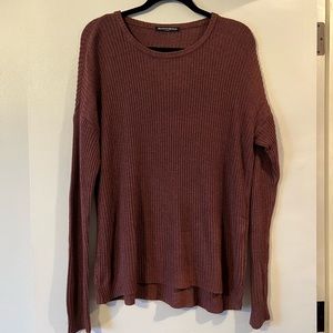 Brandy Melville Maroon Sweater - One Size (fits like a large)